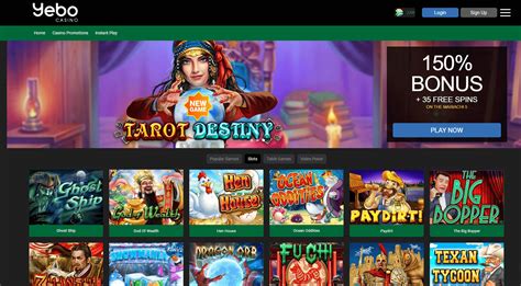 Yebo Casino Instant Play Games .